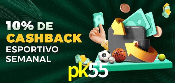 10% de bônus de cashback na pk55